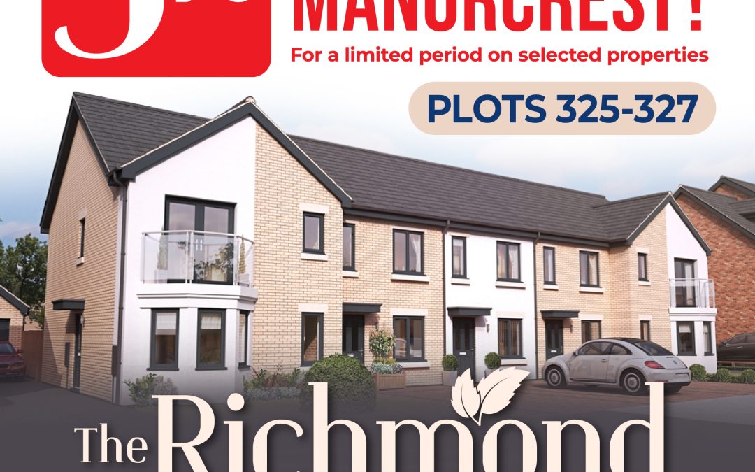 5% Deposit paid by Manorcrest on ‘The Richmond’ Properties